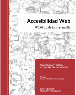 Portada Accesibilidad web. WCAG 2.2 de forma sencilla