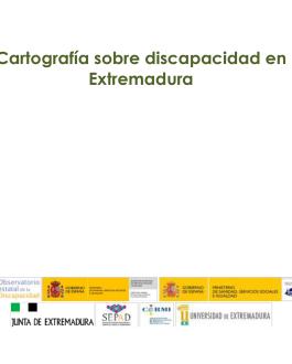 Portada Cartografía de la población con discapacidad y sus recursos de apoyo en la Comunidad Autónoma de Extremadura