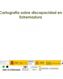 Portada Cartografía de la población con discapacidad y sus recursos de apoyo en la Comunidad Autónoma de Extremadura