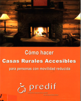 cubierta folleto Cómo hacer casas rurales accesibles para personas con movilidad reducida