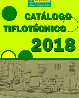 Portada CIDAT. Catálogo Tiflotécnico 2018