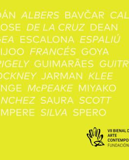 Portada Catálogo VII Bienal de Arte Contemporáneo Fundación ONCE