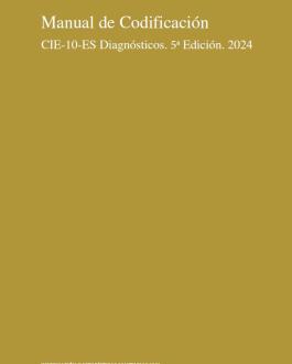 Portada Manual de Codificación CIE-10-ES Diagnósticos (5a Edición. 2024)