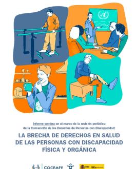 Cubierta La brecha de derechos en salud de las personas con discapacidad física y orgánica