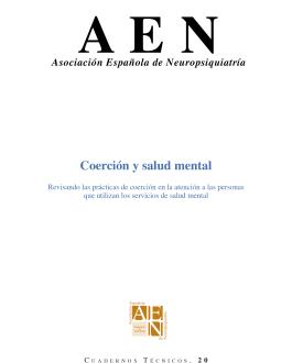 Portada del Libro Coerción y Salud Mental. Revisando las prácticas de coerción en la atención a las personas que utilizan los servicios de salud mental