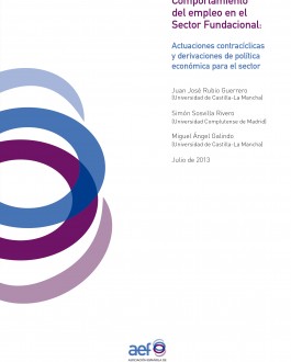 portada Comportamiento del empleo en el Sector Fundacional: Actuaciones contracíclicas y derivaciones de política económica para el sector