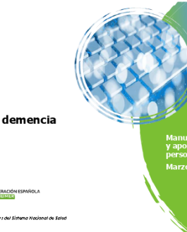 Cubierta Manual para el entrenamiento y apoyo de cuidadores de personas con demencia