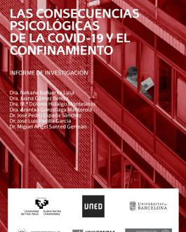 Portada Las consecuencias psicológicas de la Covid-19 y el confinamiento. Informe de investigación