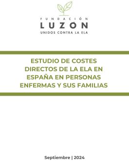 Portada Estudio de costes directos de la ELA en España en personas enfermas y sus familias