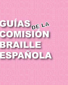 Portada Guías de la Comisión Braille Española: Signografía para la representación braille de expresiones bidimensionales de química