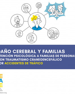 Portada Atención psicológica a familias de personas con traumatismo craneoencefálico por accidentes de tráfico