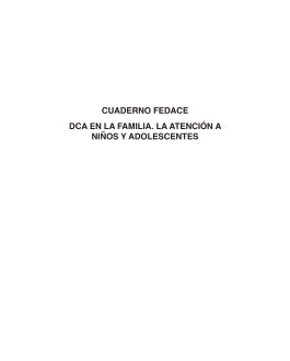 DCA en la familia. La atención a niños y adolescentes