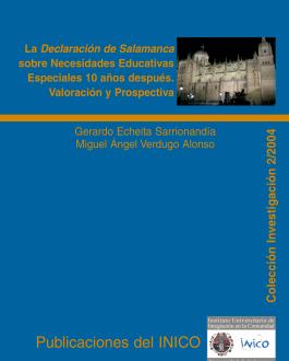 Portada La declaración de Salamanca sobre necesidades educativas especiales diez años después: enseñanzas y aprendizaje de un evento singular