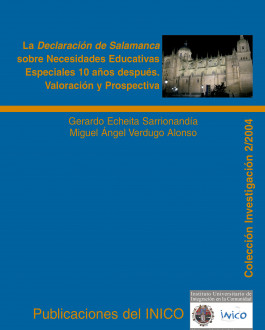 Portada La declaración de Salamanca sobre necesidades educativas especiales diez años después: enseñanzas y aprendizaje de un evento singular 