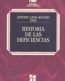 Portada del libro Historia de las deficiencias