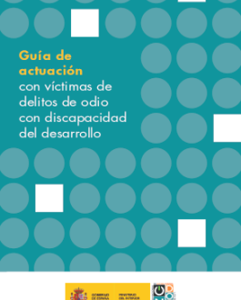 Portada Guía de actuación con víctimas de delitos de odio con discapacidad del desarrollo