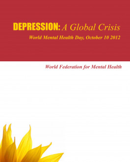 Portada del Libro Depression: a global crisis world mental health day, october 10 2012
