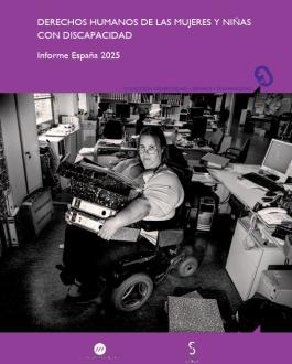 Portada Derechos humanos de las mujeres y niñas con discapacidad. Informe España 2025