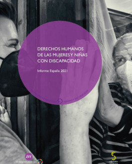 Portada Derechos humanos de las mujeres y niñas con discapacidad. Informe España 2021