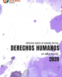 Portada Informe sobre el estado de los derechos humanos en salud mental 2020