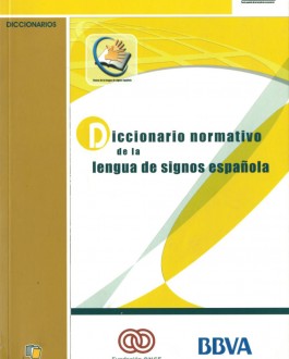 Portada del Libro Diccionario normativo de la lengua de signos española