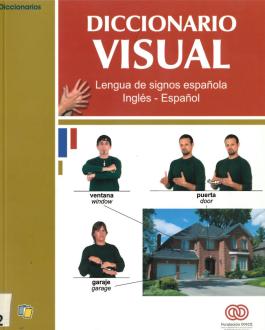 Portada del Libro Diccionario visual. Lengua de signos española inglés-español