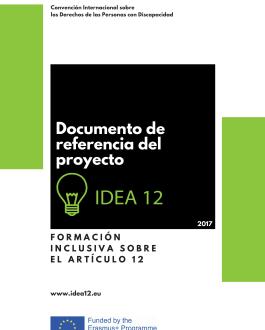 Portada Documento de referencia del proyecto. IDEA 12