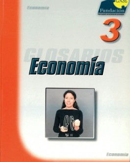 portada Glosario de lengua de signos: Economía