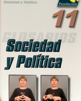 portada Glosario de lengua de signos: Sociedad y Política
