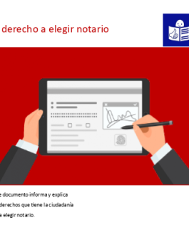 Portada El derecho a elegir notario