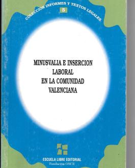 Portada Minusvalía e inserción laboral en la Comunidad Valenciana