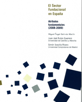 Portada El sector fundacional en España. Atributos fundamentales (2008-2009)