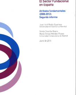 Portada El sector fundacional en España. Atributos fundamentales (2008-2012)