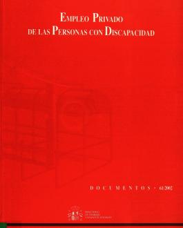 Portada Empleo privado de las personas con discapacidad