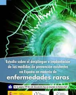 Portada Estudio sobre el despliegue e implantación de las medidas de prevención existentes en España en materia de enfermedades raras
