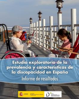 Portada Estudio exploratorio de la prevalencia y características de la discapacidad en España. Informe de resultados