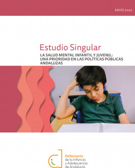 Portada Estudio Singular. La salud mental infantil y juvenil: una prioridad en las políticas públicas andaluzas