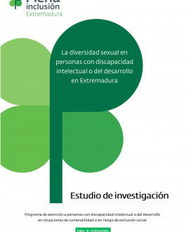 Portada La diversidad sexual en personas con discapacidad intelectual o del desarrollo de Extremadura