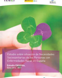 Portada Estudio sobre situación de necesidades sociosanitarias de las personas con enfermedades raras en España
