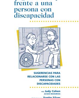 Portada Reglas de etiqueta frente a una persona con discapacidad