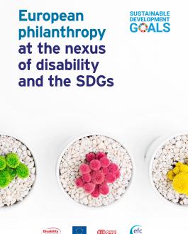 Portada European philanthropy at the nexus of disability and the SDGs