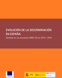 Portada Evolución de la discriminación en España. Informe de las encuestas IMIO-CIS de 2013 y 2016