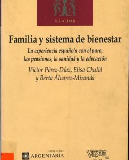 Portada Familia y sistema de bienestar