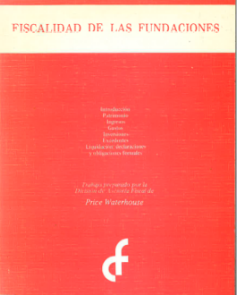 Portada Fiscalidad de las fundaciones