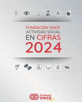 Portada Actividad social Fundación ONCE en cifras (2024)