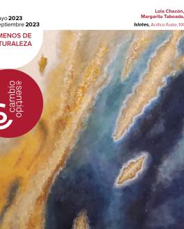 Portada folleto Fenómenos de la naturaleza. Exposición Sala Cambio de Sentido