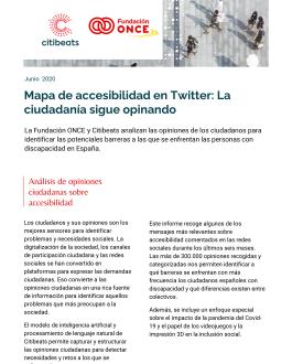Portada Mapa de accesibilidad en Twitter: La ciudadanía sigue opinando