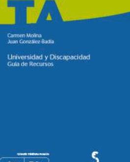 Portada del Libro Universidad y discapacidad: guía de recursos