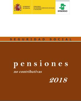 Portada Pensiones no contributivas 2018