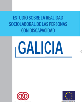 Cubierta studio sobre la realidad sociolaboral de las personas con discapacidad en Galicia